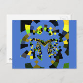 はがき水平テンプレート ポストカード (正面/裏面)