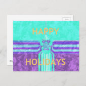 はがき水平テンプレート ポストカード (正面/裏面)