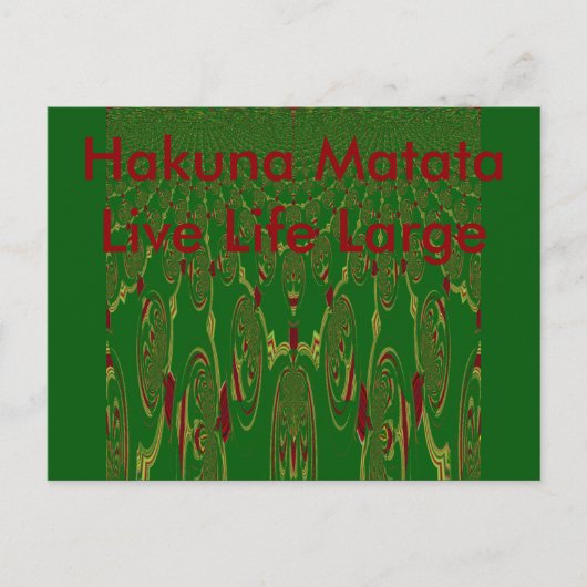 はがき水平テンプレート ポストカード (正面)