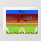 はがき水平テンプレート ポストカード (正面/裏面)