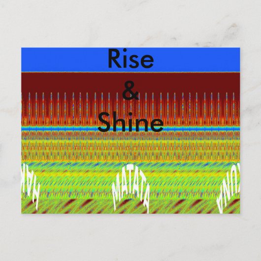 はがき水平テンプレート ポストカード (正面)