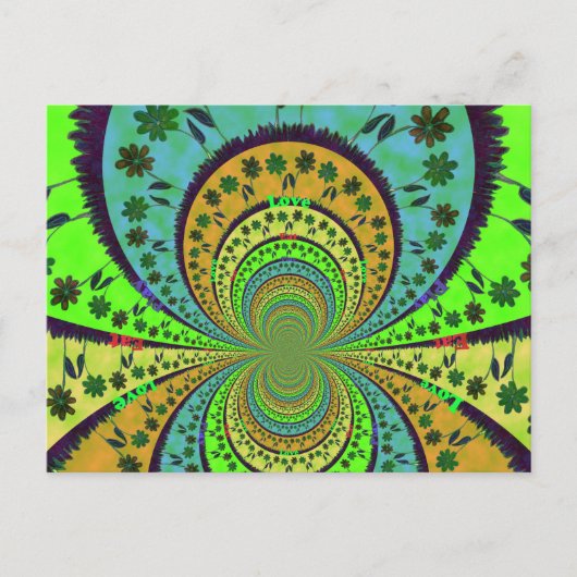 はがき水平テンプレート ポストカード (正面)