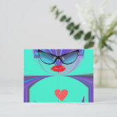 はがき水平テンプレート ポストカード (スタンド正面)