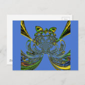 はがき水平テンプレート ポストカード (正面/裏面)