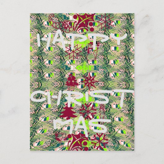 はがき水平テンプレート ポストカード (正面)