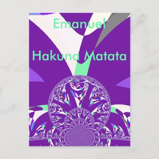 はがき水平テンプレート ポストカード (正面)