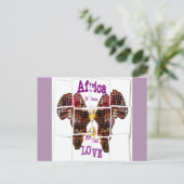 はがき水平テンプレート ポストカード (スタンド正面)