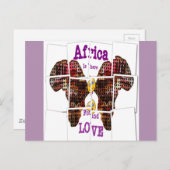 はがき水平テンプレート ポストカード (正面/裏面)