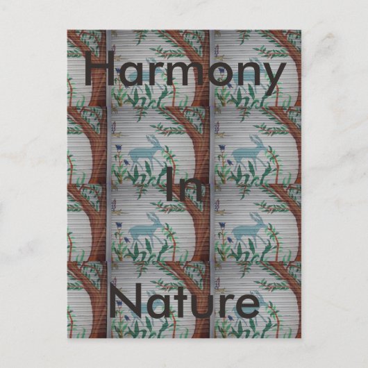 はがき水平テンプレート ポストカード (正面)