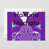 はがき水平テンプレート ポストカード (正面/裏面)