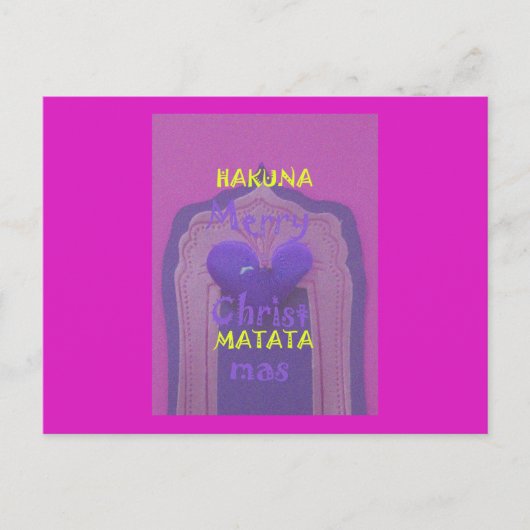 はがき水平テンプレート ポストカード (正面)