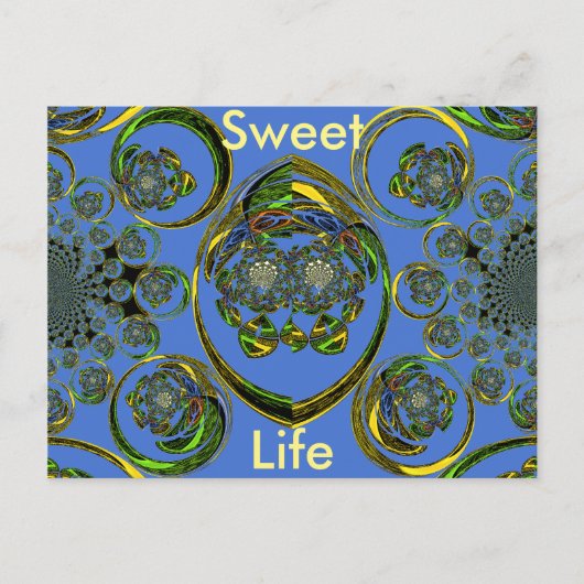 はがき水平テンプレート ポストカード (正面)