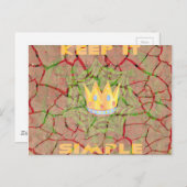 はがき水平テンプレート ポストカード (正面/裏面)