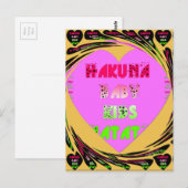 はがき水平テンプレート ポストカード (正面/裏面)