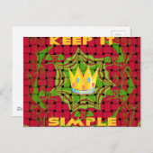 はがき水平テンプレート ポストカード (正面/裏面)