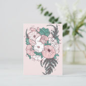 はがき牡丹 ポストカード (スタンド正面)