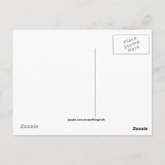 はがき用のアイルランドの画像 ポストカード (裏面)