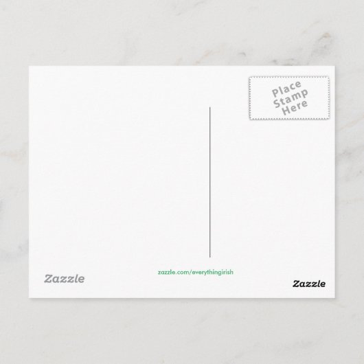 はがき用のアイルランドの画像 ポストカード (裏面)