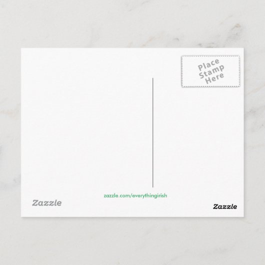 はがき用のアイルランドの画像 ポストカード (裏面)