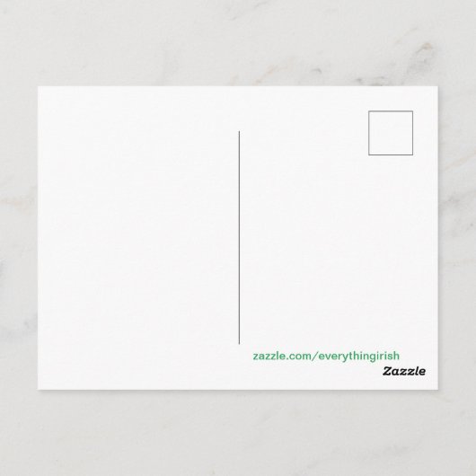 はがき用のアイルランドの画像 ポストカード (裏面)