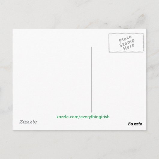 はがき用のアイルランドの画像 ポストカード (裏面)