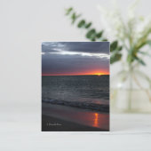 はがき白熱［赤熱］光を放つ ポストカード (スタンド正面)