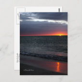 はがき白熱［赤熱］光を放つ ポストカード (正面/裏面)