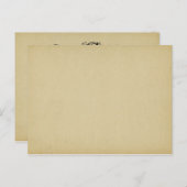 はがき空白のパーチメントヴィンテージベージュ背景 ポストカード (正面/裏面)