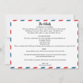 はがき結婚式招待状 – 宛先の結婚式 招待状 (裏面)