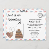 はがき結婚式招待状 – 宛先の結婚式 招待状 (正面/裏面)