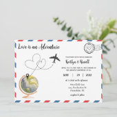 はがき結婚式招待状 – 宛先の結婚式 招待状 (スタンド正面)