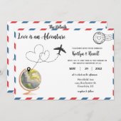 はがき結婚式招待状 – 宛先の結婚式 招待状 (正面/裏面)