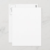 はがき縦テンプレート ポストカード (正面/裏面)