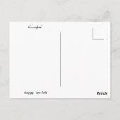 はがき蜂蜜 ポストカード (裏面)