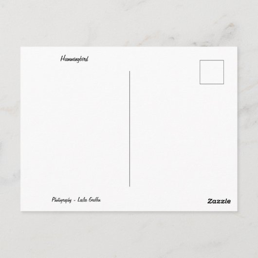 はがき蜂蜜 ポストカード (裏面)