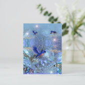 はがき青の鳥 ポストカード (スタンド正面)