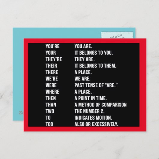 はがき (正面/裏面)