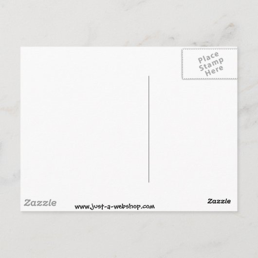 はがき1枚 ポストカード (裏面)