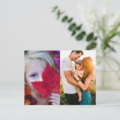 はがき2フォトエッジプリントテンプレート ポストカード (スタンド正面)