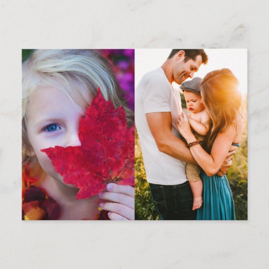 はがき2フォトエッジプリントテンプレート ポストカード (正面)