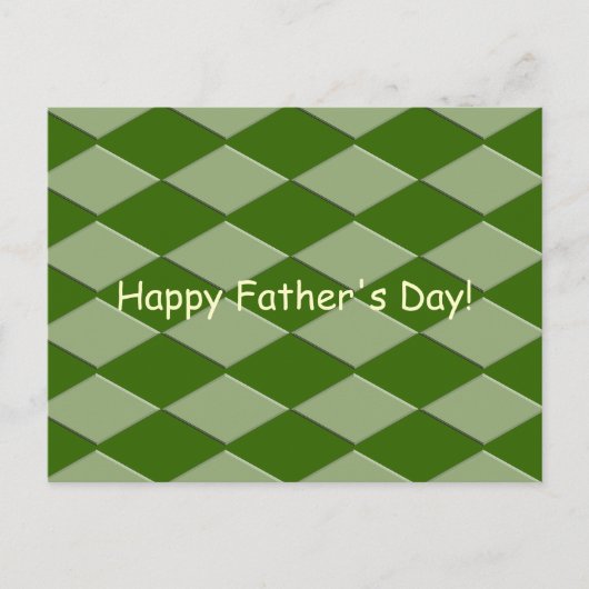 はがき – あいさつアーガイルき (正面)