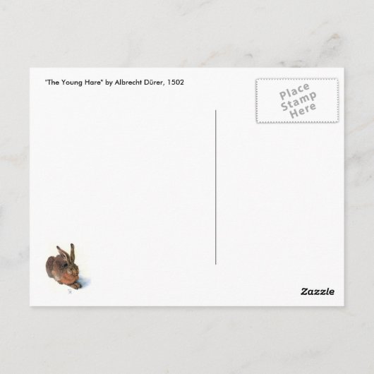 はがき：うさぎ ポストカード (裏面)