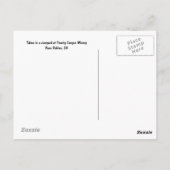 はがき、かかしアットピーチキャニオンワイナリー ポストカード (裏面)