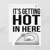 はがき – ここが暑くなってきた (正面/裏面)