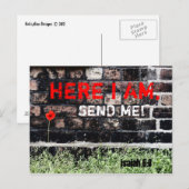 はがき；ここに私は私を送る ポストカード (正面/裏面)