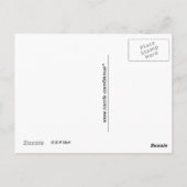 はがき – さくらんぼツリーの黄色いフィンチ (裏面)