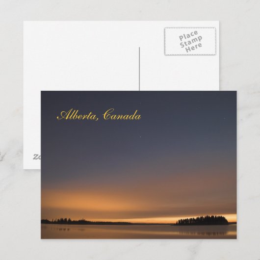 はがき – アルバータ，カナダ (正面/裏面)
