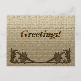 はがき – アングルアイロンおよびリネン