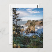 はがき:アーチロック海スタック4 ポストカード (正面/裏面)