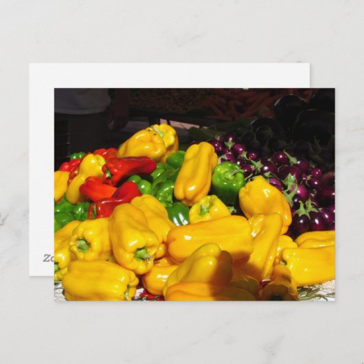 はがき – イエローピーマン (正面/裏面)